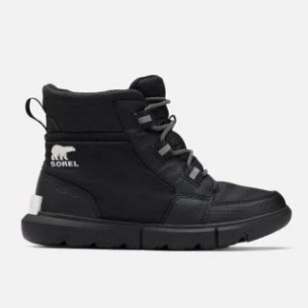 Sorel Women's Explorer II Carnival Sport Boots Winter Snow Waterproof Black 11